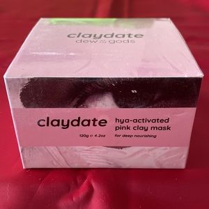 Dew of the Gods Claydate hya-activated pink clay mask 4.2 oz